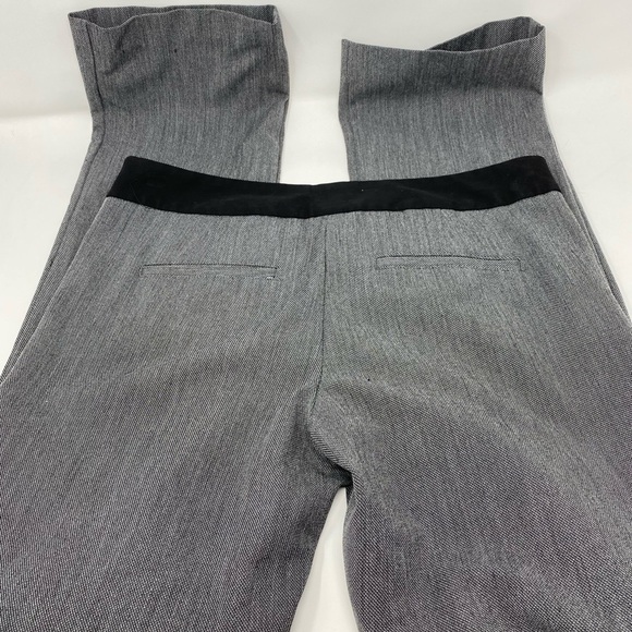 Women’s Express Editor Gray and Black Pants Size 4R - Picture 4 of 13
